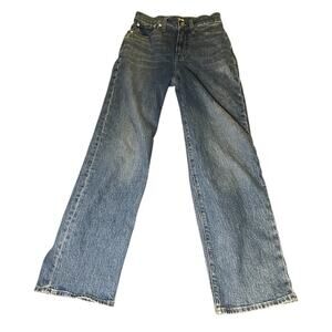 Women's Madewell The Perfect Vintage Wide‎ Leg Crop Jean 25 Regular